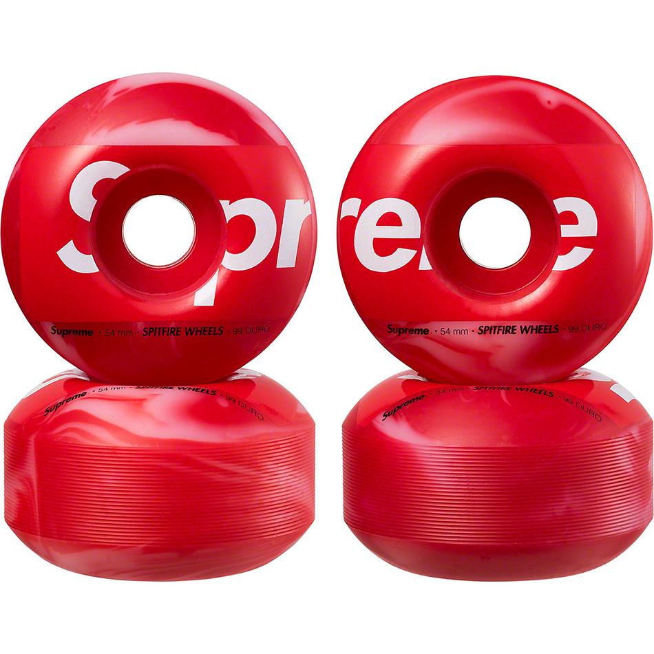 Akcesoria Supreme Spitfire® Shop Wheels (Set of 4) Skateboard Czerwone | PL174YU