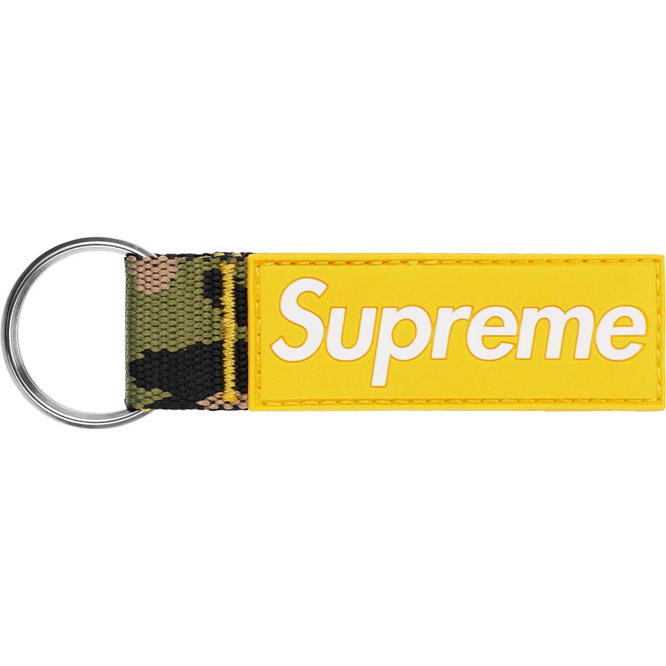 Akcesoria Supreme Webbing Keychain Żółte | PL181DN