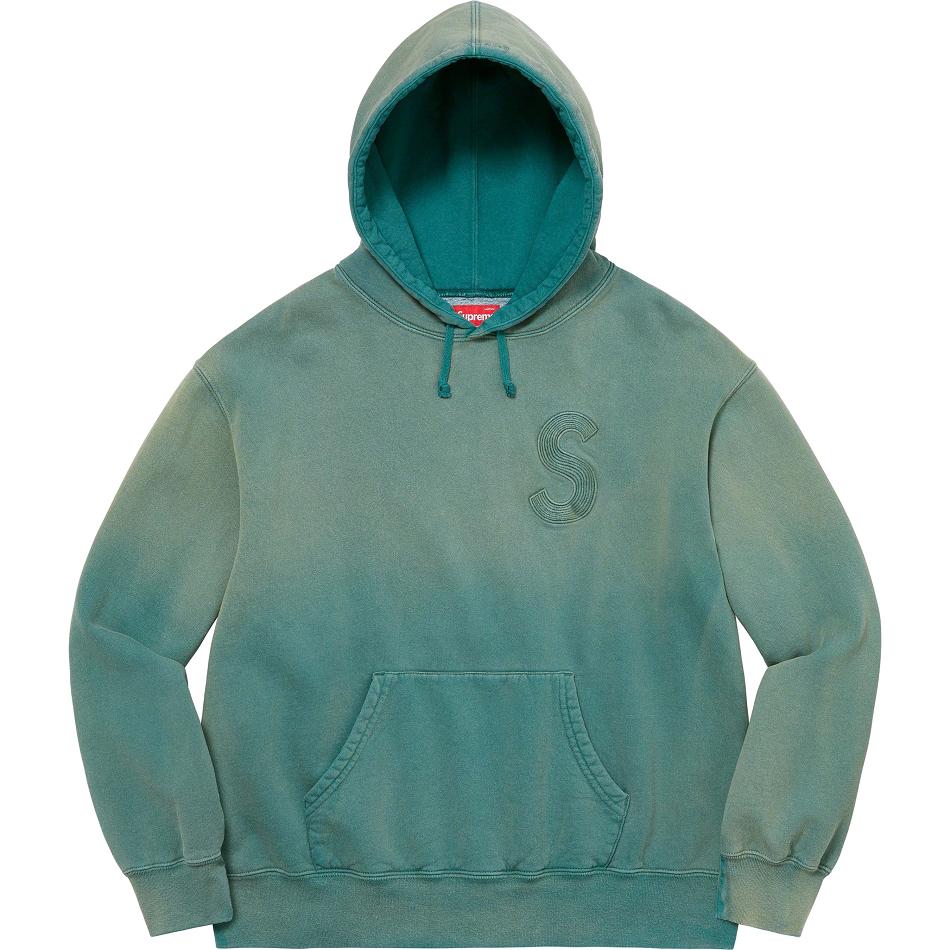 Bluzy Supreme Overdyed S Logo Zakapturzony Granatowe | PL280IS