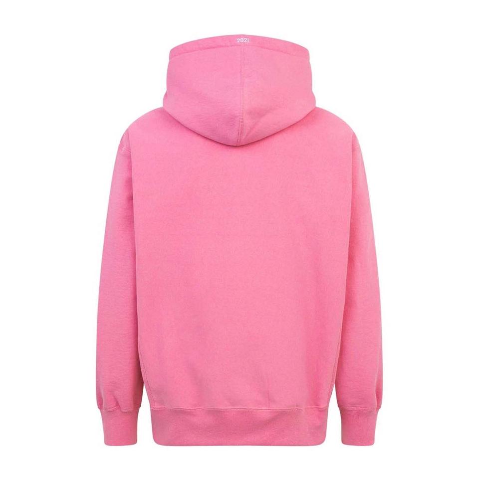 Bluzy Z Kapturem Supreme Box Logo Różowe | PL487UT