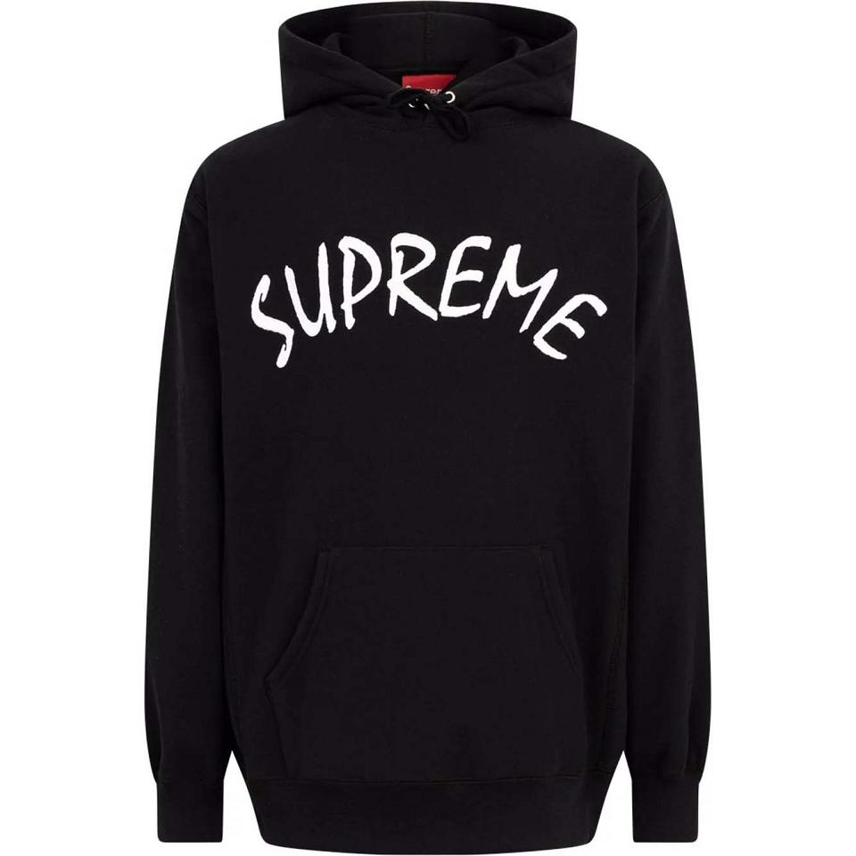 Bluzy Z Kapturem Supreme FTP ARC Czarne | PL482WY