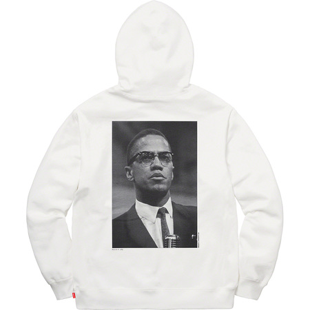 Bluzy Z Kapturem Supreme Malcolm X For Białe | PL472KI