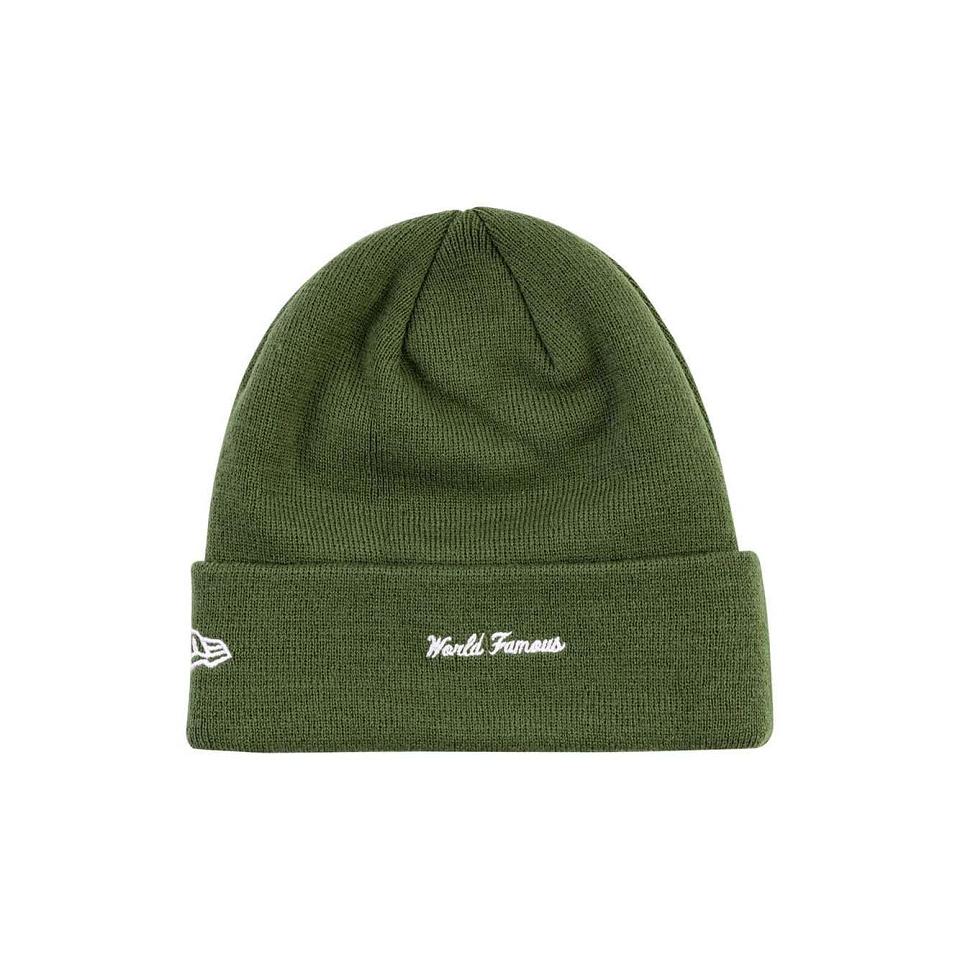 Czapki Supreme New Era Cross Box-Logo Beanie Zielone | PL109LH