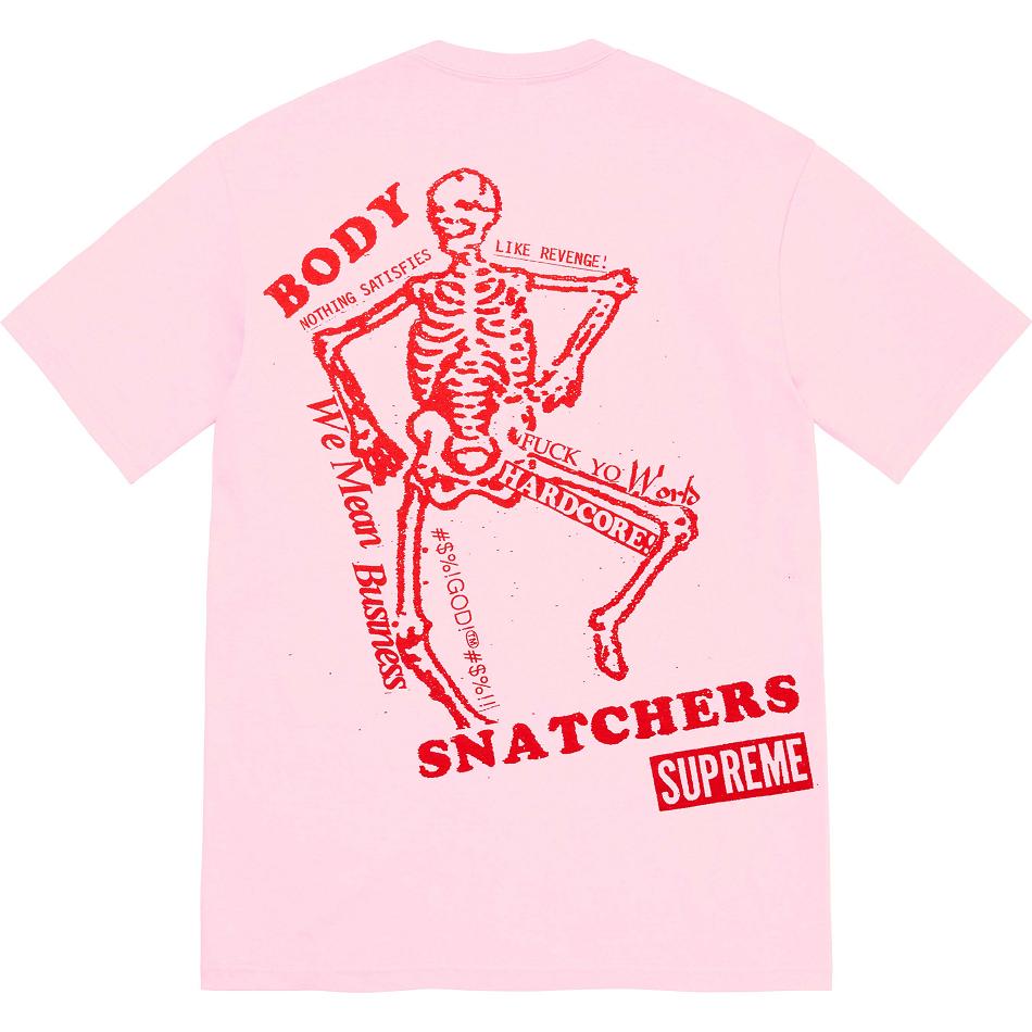 Koszulki Supreme Body Snatchers Tee Różowe | PL246MA