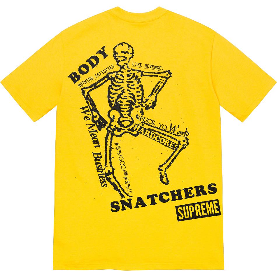 Koszulki Supreme Body Snatchers Tee Żółte | PL243VD