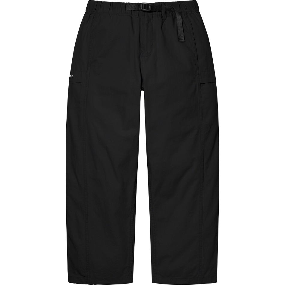 Spodnie Supreme Belted Trailowe Pant Czarne | PL415DN