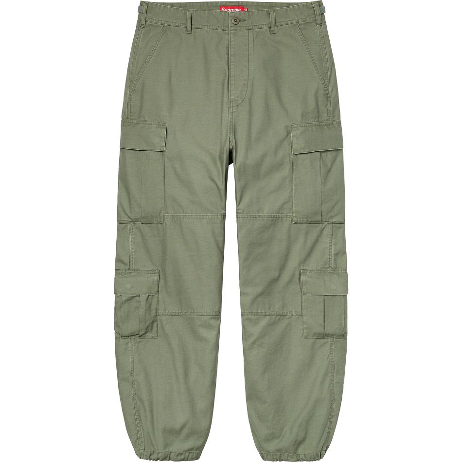 Spodnie Supreme Cargo Pant Oliwkowe | PL397XF