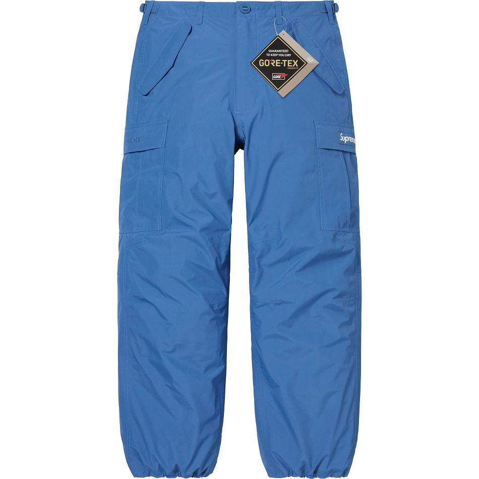 Spodnie Supreme GORE-TEX PACLITE® Cargo Pant Niebieskie | PL411OR