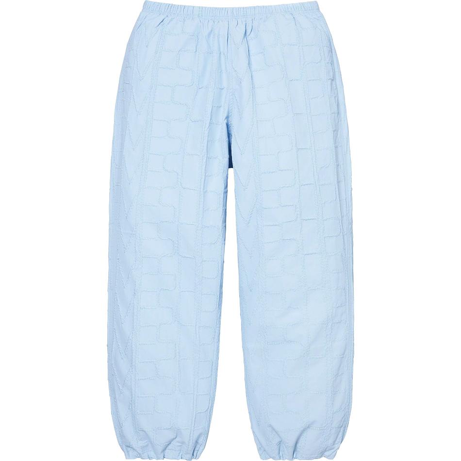 Spodnie Supreme Repeat Stitch Track Pant Niebieskie | PL399VD