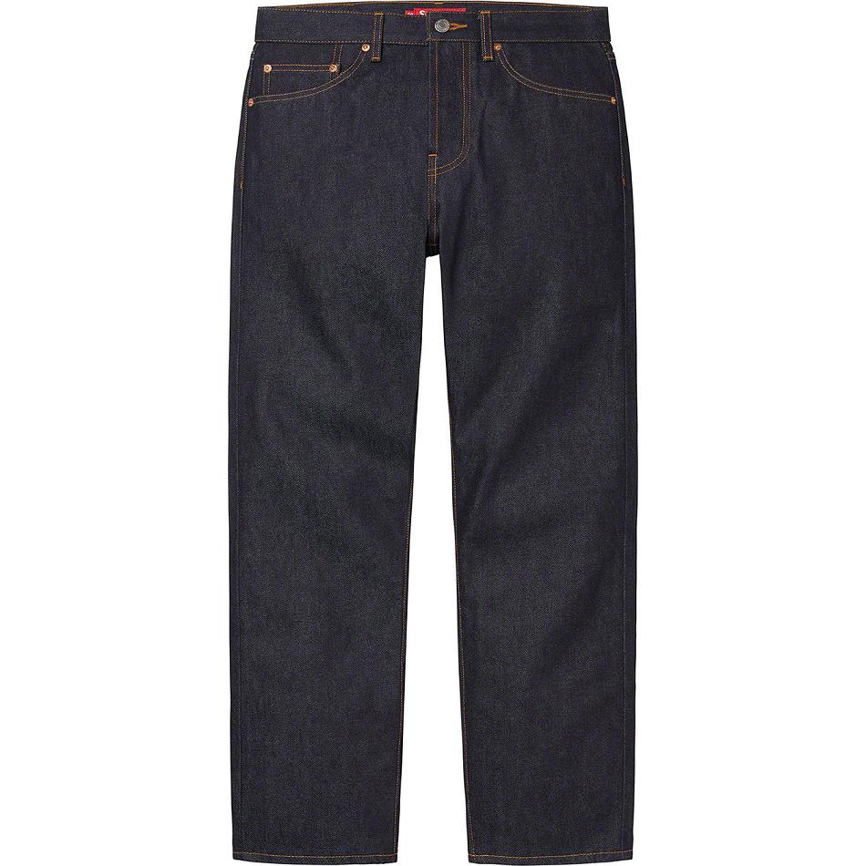 Spodnie Supreme Rigid Slim Jean Czarne | PL436IS