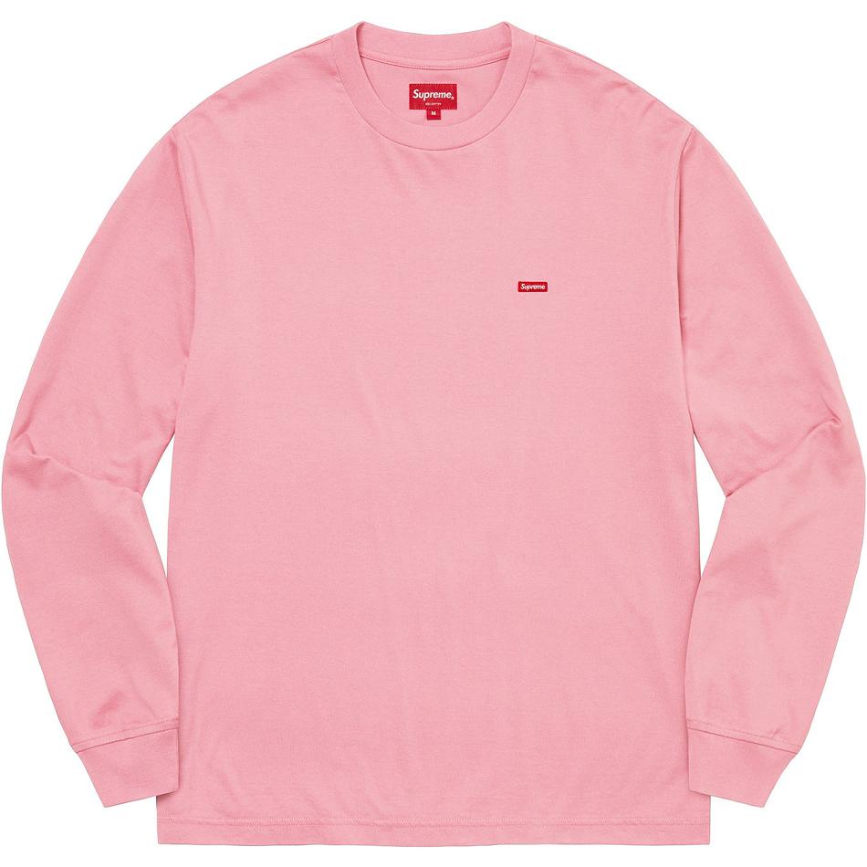 Swetry Supreme Small Box L/S Tee Różowe | PL344ZG