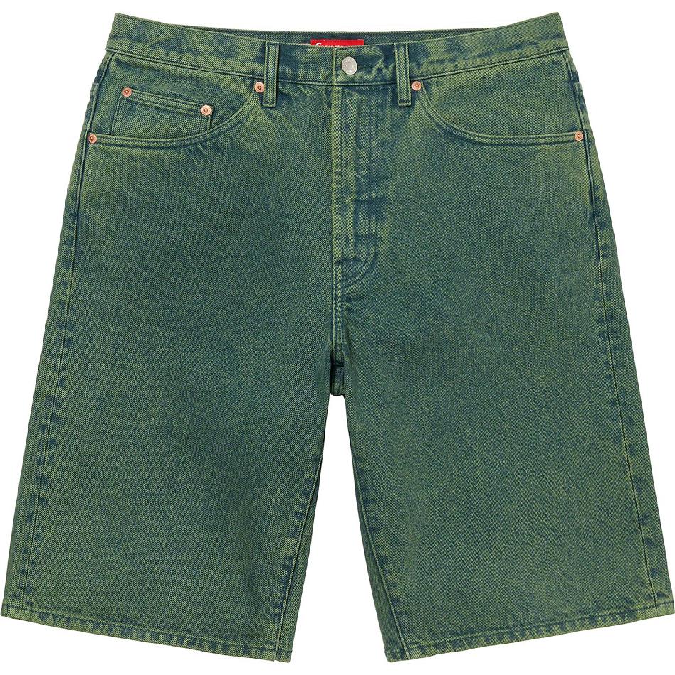 Szorty Supreme Baggy Denim Zielone | PL358IS