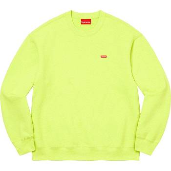 Bluzy Supreme Small Box Crewneck Zielone | PL281OR