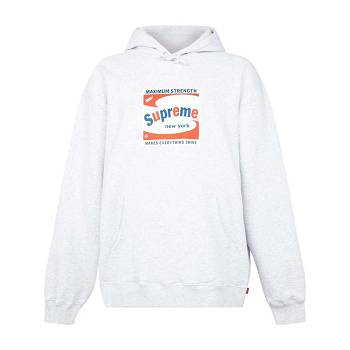 Bluzy Z Kapturem Supreme Shine Logo Print Białe | PL468FM