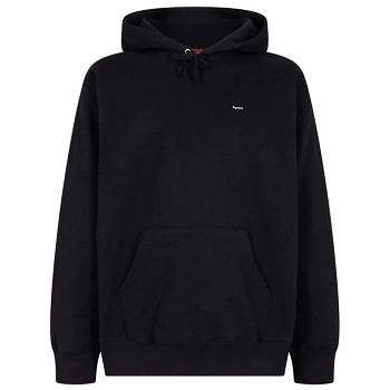 Bluzy Z Kapturem Supreme Small Box Logo Czarne | PL465AP