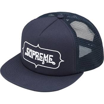 Czapki Supreme Highest Mesh Back 5-Panel Granatowe | PL132HK