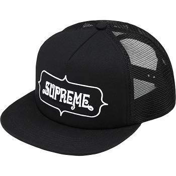 Czapki Supreme Highest Mesh Back 5-Panel Czarne | PL133JJ