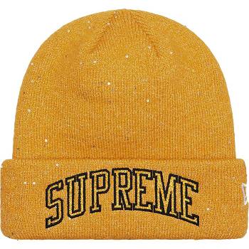 Czapki Supreme New Era® Metallic Arc Beanie Złote | PL147TV