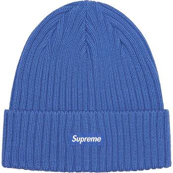 Czapki Supreme Overdyed Beanie Niebieskie | PL157GL