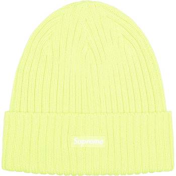 Czapki Supreme Overdyed Beanie Żółte | PL158HK