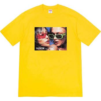 Koszulki Supreme Eyewear Tee Żółte | PL224RW