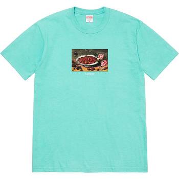 Koszulki Supreme Strawberries Tee Aqua | PL247QZ