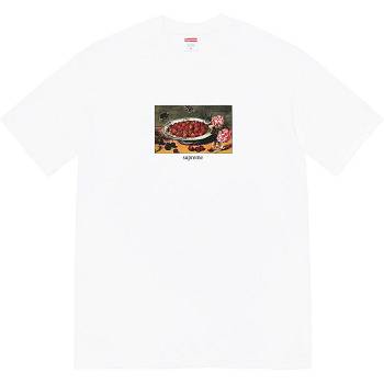 Koszulki Supreme Strawberries Tee Białe | PL250RW