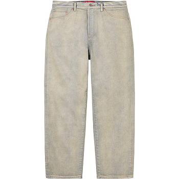 Spodnie Supreme Baggy Jean Beżowe | PL424CE