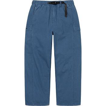 Spodnie Supreme Belted Trailowe Pant Granatowe | PL413AP