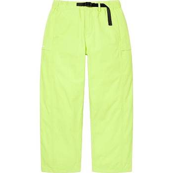 Spodnie Supreme Belted Trailowe Pant Zielone | PL416FM