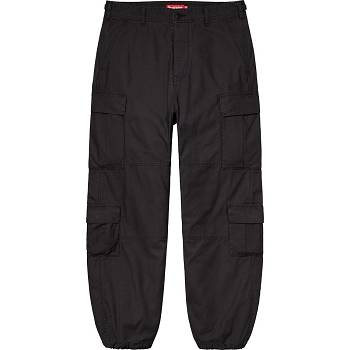 Spodnie Supreme Cargo Pant Czarne | PL396ZG