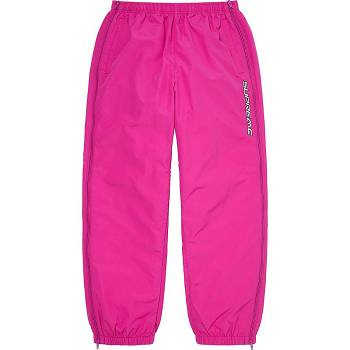 Spodnie Supreme Full Zip Baggy Warm Up Pant Różowe | PL431EX