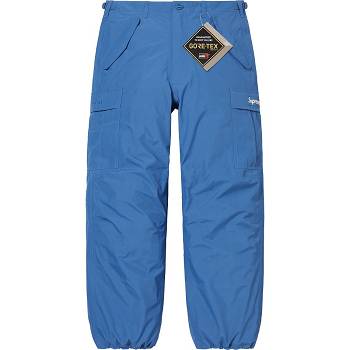 Spodnie Supreme GORE-TEX PACLITE® Cargo Pant Niebieskie | PL411OR