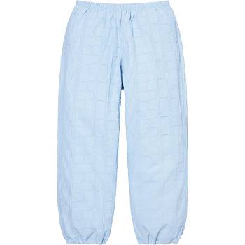 Spodnie Supreme Repeat Stitch Track Pant Niebieskie | PL399VD