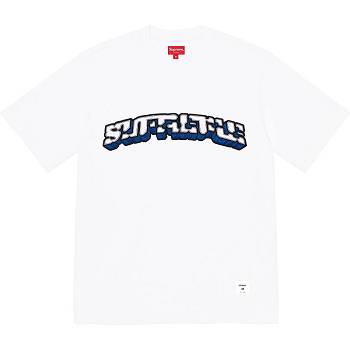 Swetry Supreme Block Arc S/S Top Białe | PL329TV