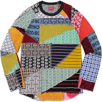 Swetry Supreme Patchwork Jacquard L/S Top Kolorowe | PL324MA