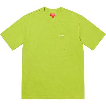 Swetry Supreme S/S Pocket Tee Zielone | PL321VD