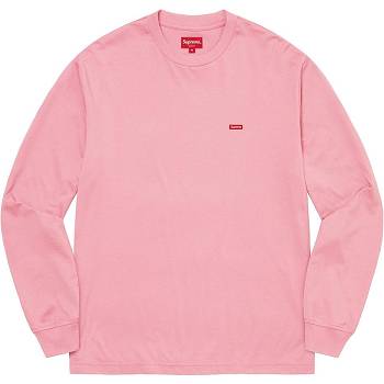 Swetry Supreme Small Box L/S Tee Różowe | PL344ZG